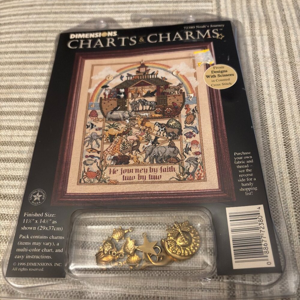 Counted Cross Stitch Dimensions Charts And Charms #72380 Noah's Journey Sealed